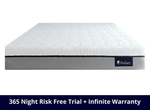 10" Aslan GEL Memory Foam Mattress