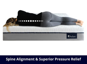 10" Aslan GEL Memory Foam Mattress