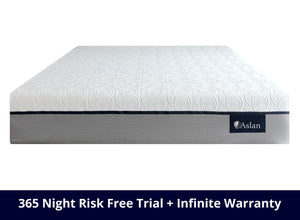 13" Aslan GEL Memory Foam Mattress (Medium Plush)